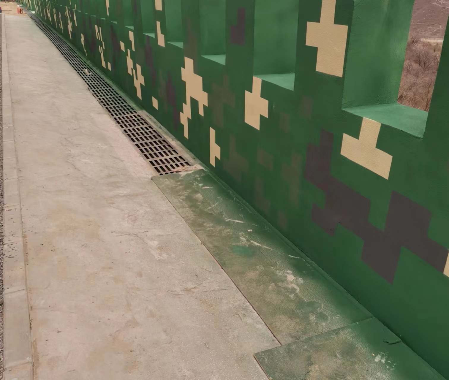 恩施围墙迷彩喷涂,数迷彩漆